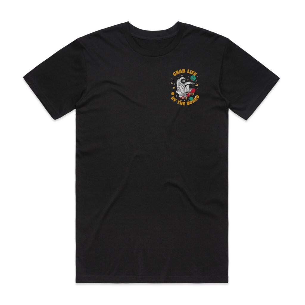 GRAB LIFE BY THE BOARD TEE